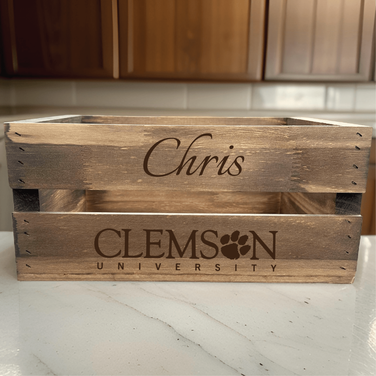 Unique Personalized School Spirit Box: Personalized Keepsake Crate Customized graduation gifts for him Gifts for Men by Groovy Guy