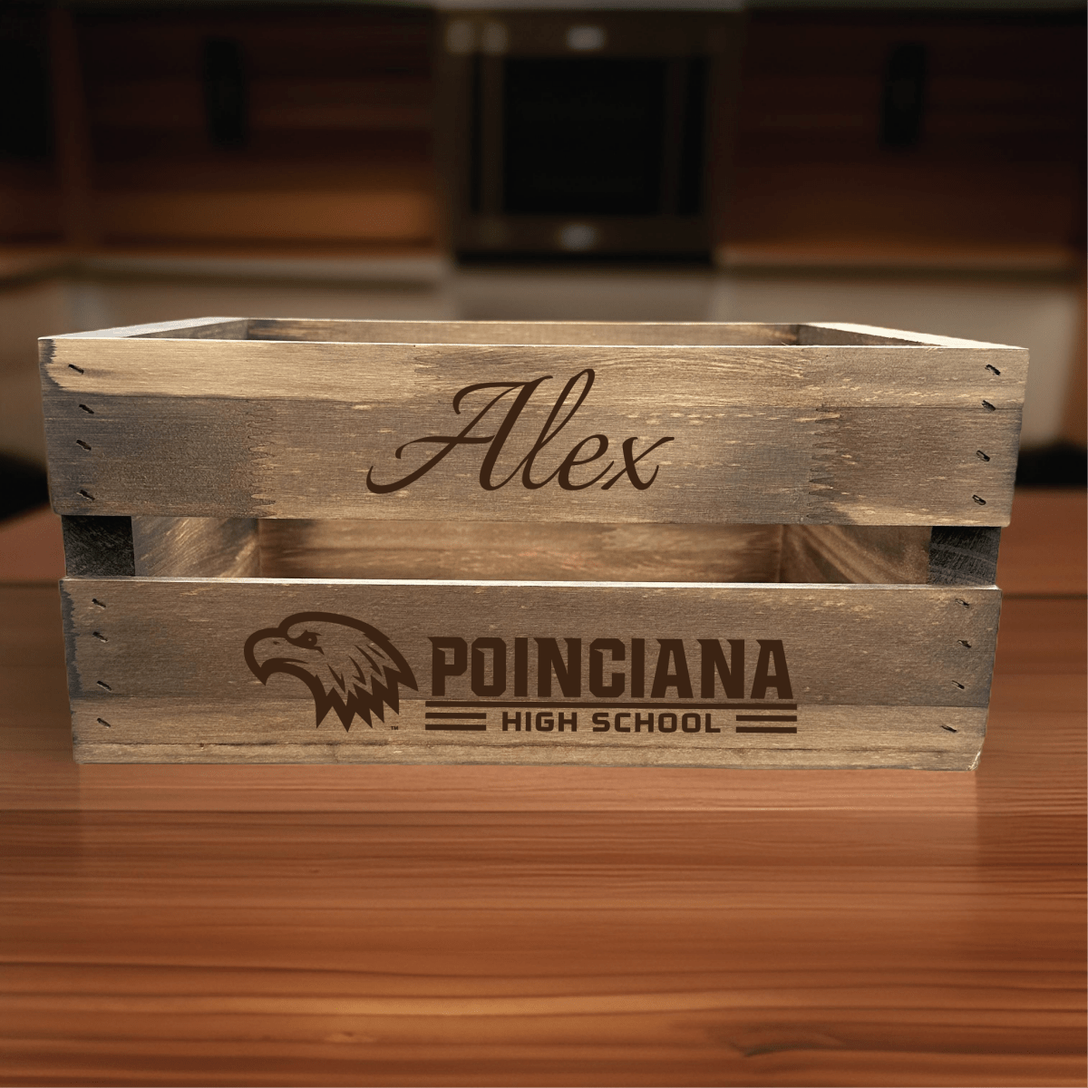 Unique Personalized School Spirit Box: Personalized Keepsake Crate Customized graduation gifts for him Gifts for Men by Groovy Guy