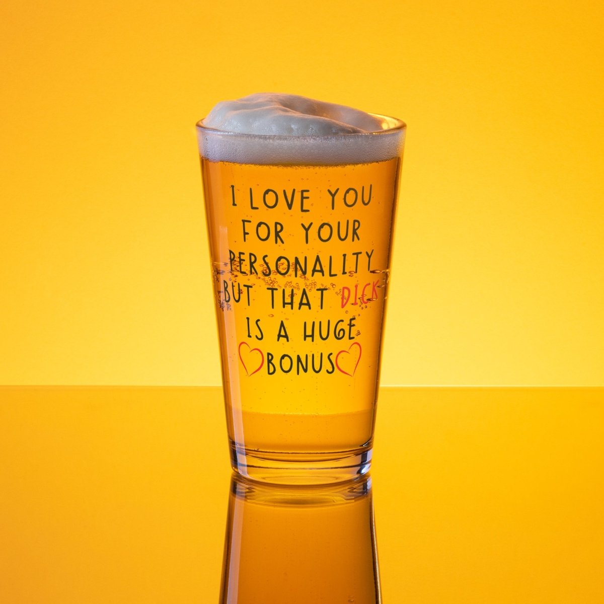 Cheeky Valentine's Day Pint Glass