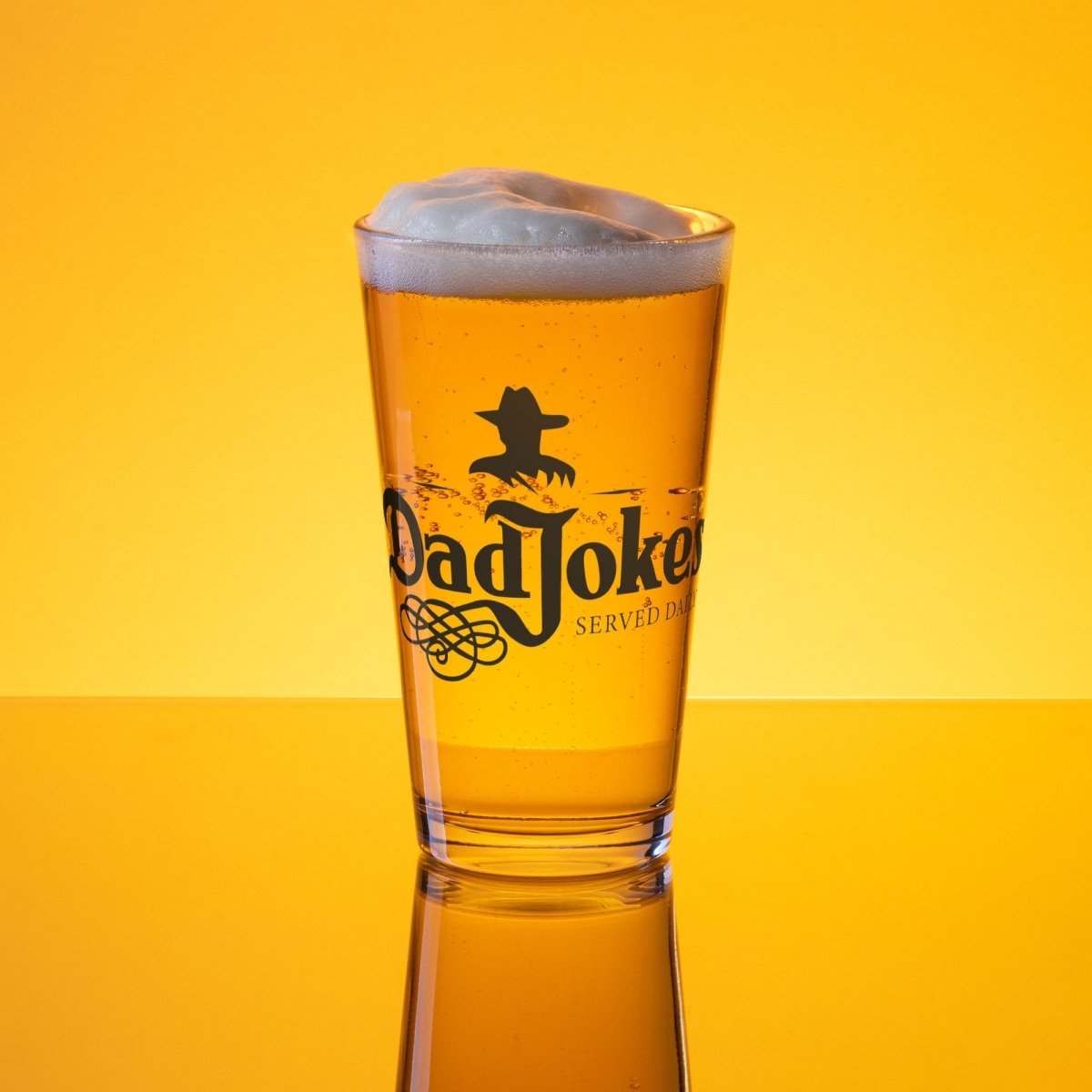 Unique Personalized Dad Jokes Pint Glass Customized pint glass Gifts for Men by Groovy Guy