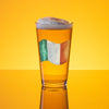 Irish Flag Pint Glass
