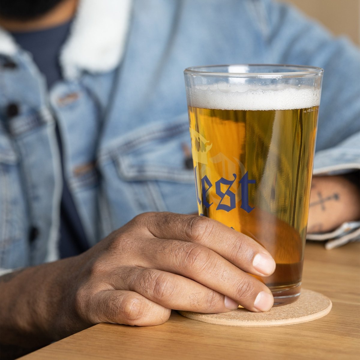 Unique Personalized The Coolest Dad Ever Pint Customized pint glass Gifts for Men by Groovy Guy