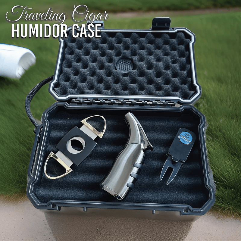 Unique Personalized Cigar Lovers Golf Gift Basket Customized Golf Accessory Sets Gifts for Men by Groovy Guy