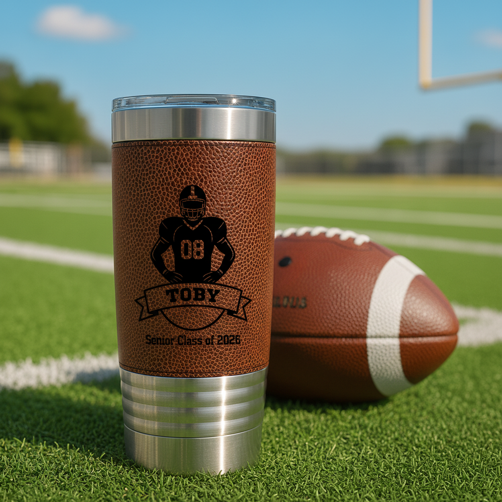 Senior Night Football Tumbler