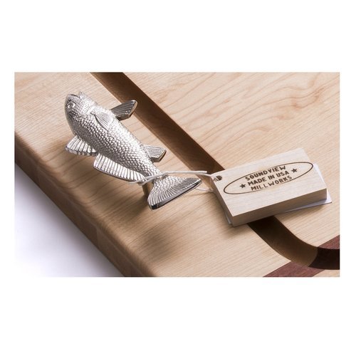 Unique Personalized Fish Handle Steak Board Customized Gifts for Men by Groovy Guy