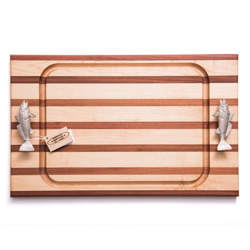 Unique Personalized Fish Handle Steak Board Customized Gifts for Men by Groovy Guy