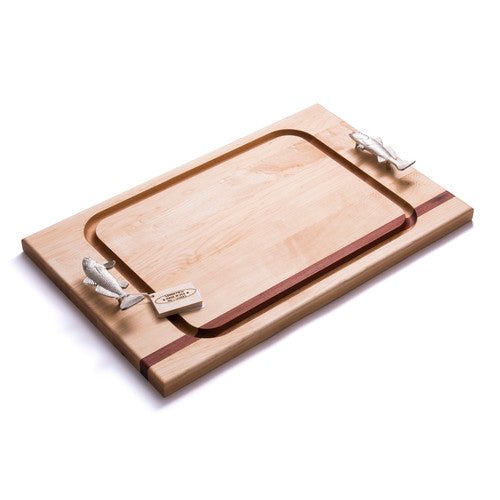 Unique Personalized Fish Handle Steak Board Customized Gifts for Men by Groovy Guy