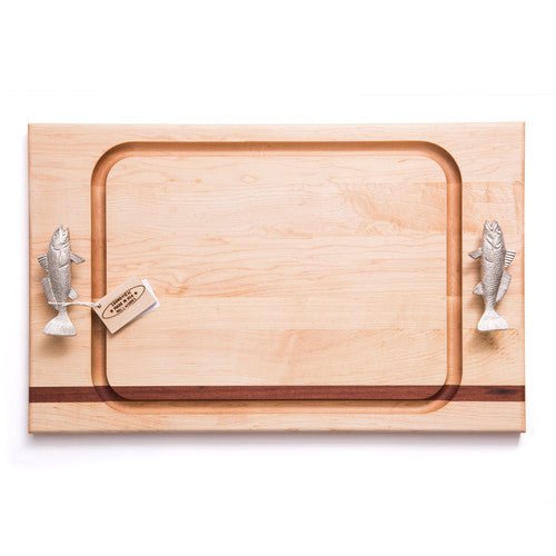 Unique Personalized Fish Handle Steak Board Customized Gifts for Men by Groovy Guy