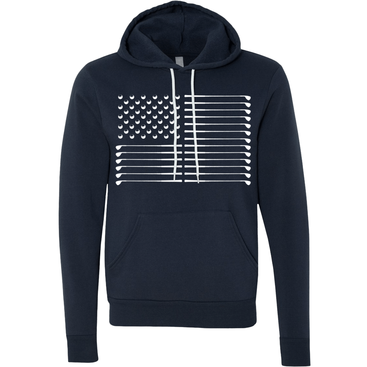 Unique Personalized Golf Flag Unisex Hoodie Customized Golf Gifts for Men by Groovy Guy