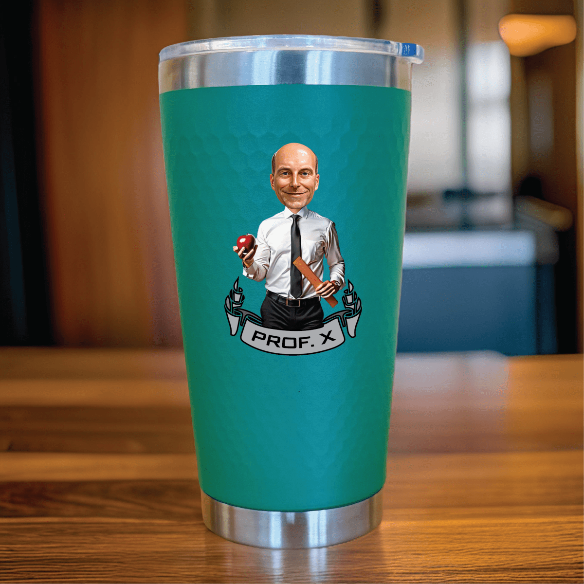 Unique Personalized A+ Teacher Tumbler Customized Gifts for Men by Groovy Guy