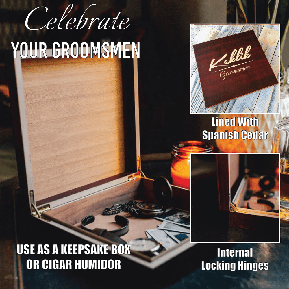 Unique Personalized TerManator Groomsmen Gift Box Customized Groomsmen Gifts Gifts for Men by Groovy Guy