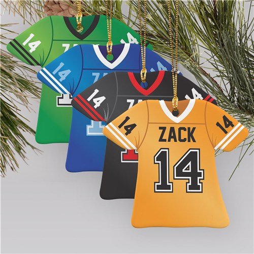Unique Personalized Personalized Football Ornaments Customized Holiday Ornaments Gifts for Men by Groovy Guy