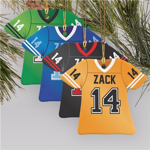 Personalized Football Ornaments