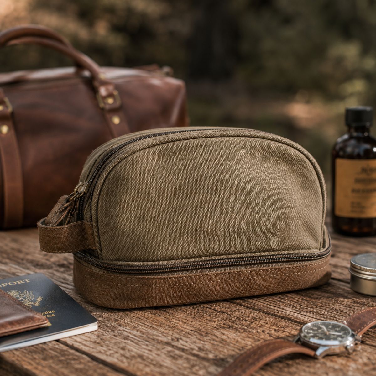Canvas Toiletry Bag