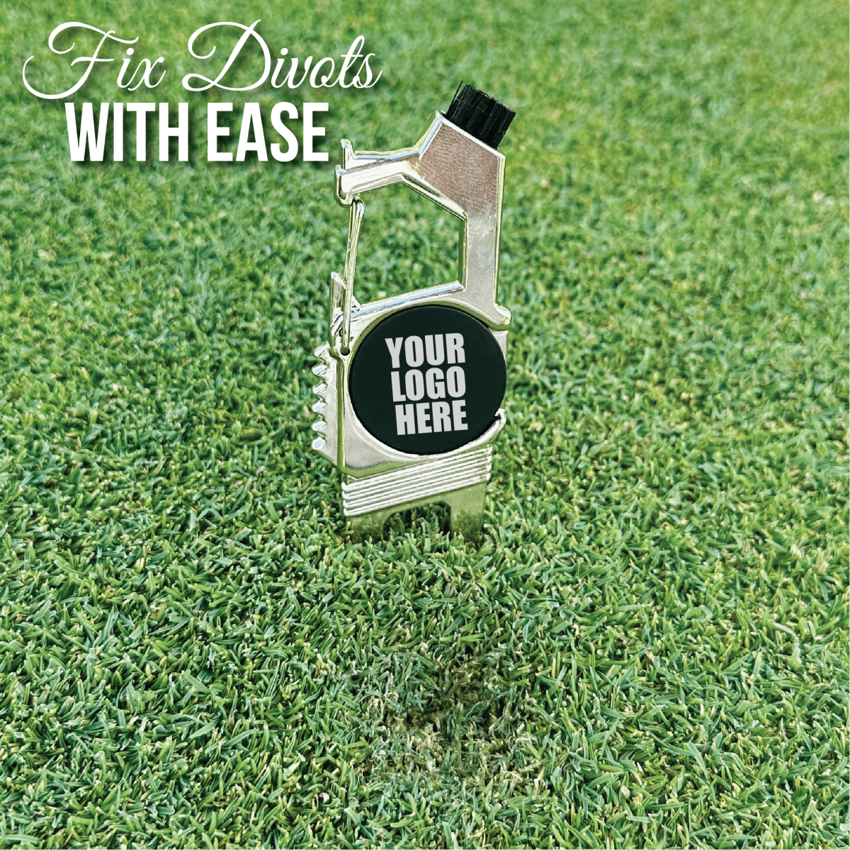 Unique Personalized 5 - in - 1 Golf Multi Tool with Custom Logo Customized Golf Gifts for Men by Groovy Guy