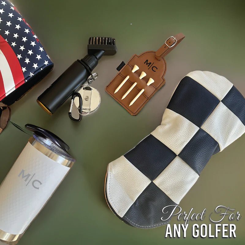 Unique Personalized Build Your Own Ultimate Golf Basket Customized Golf Towels Gifts for Men by Groovy Guy