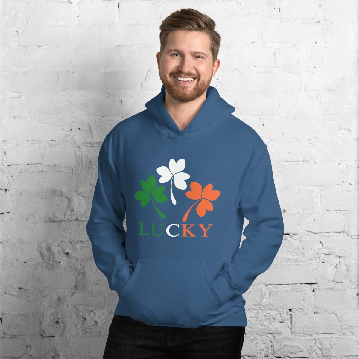 Unique Personalized Luck of the Irish Hoodie Customized Gifts for Men by Groovy Guy