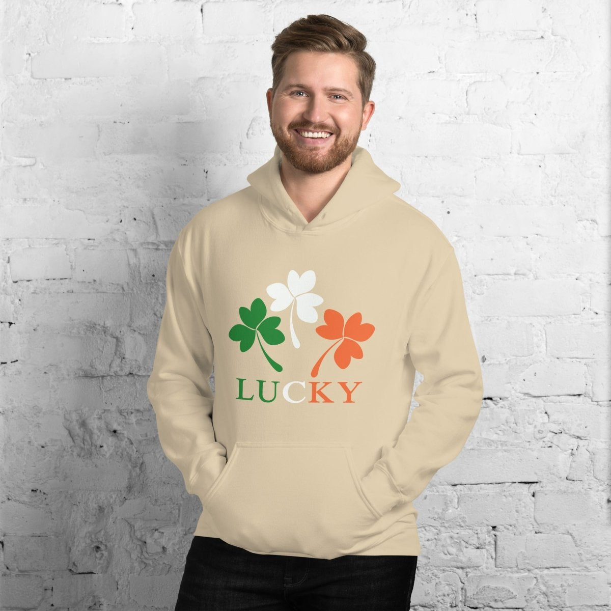 Unique Personalized Luck of the Irish Hoodie Customized Gifts for Men by Groovy Guy