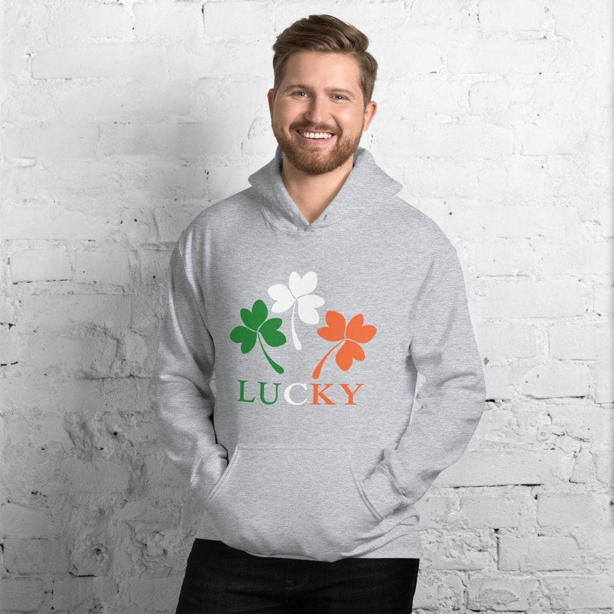 Unique Personalized Luck of the Irish Hoodie Customized Gifts for Men by Groovy Guy