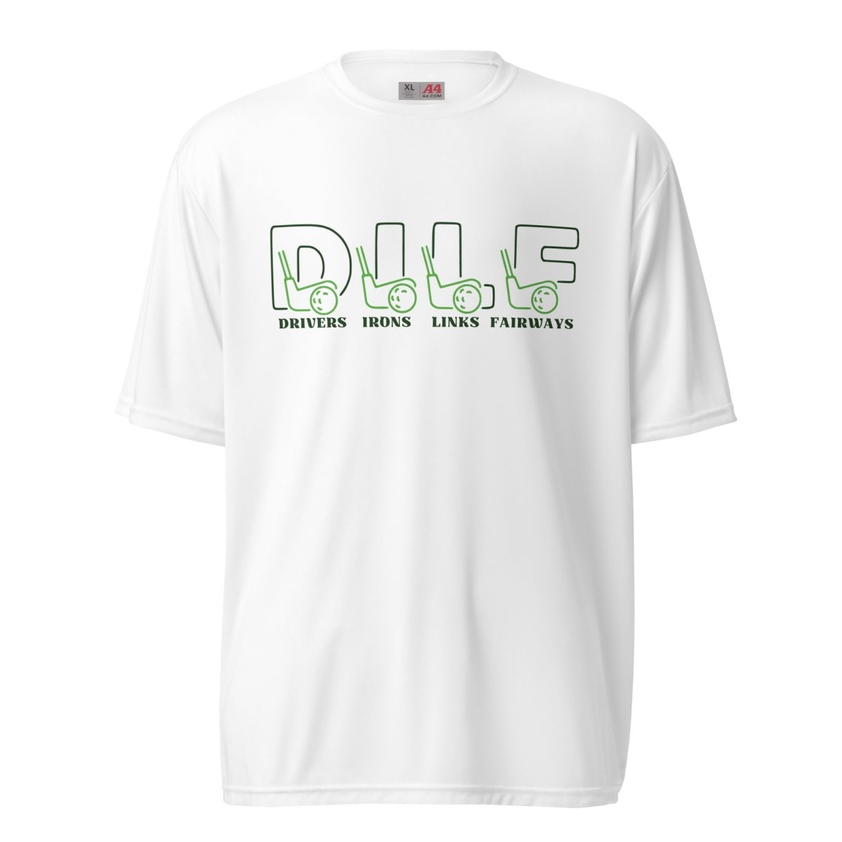 Unique Personalized Performance Golfer DILF Shirt Customized Gifts for Men by Groovy Guy
