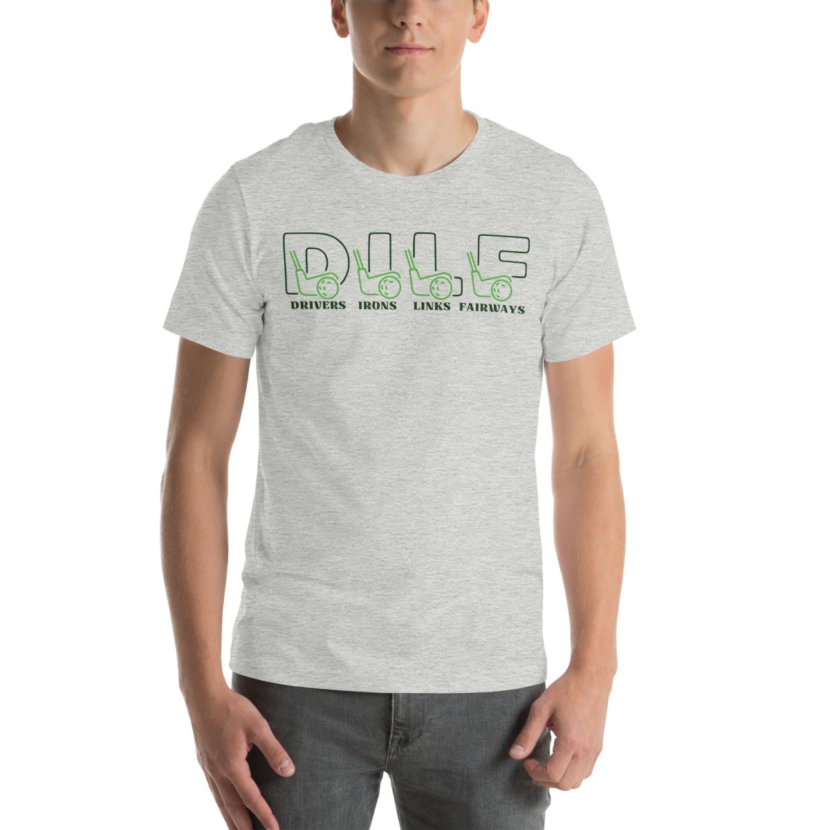 Unique Personalized Funny Golfer DILF Shirt Customized Gifts for Men by Groovy Guy