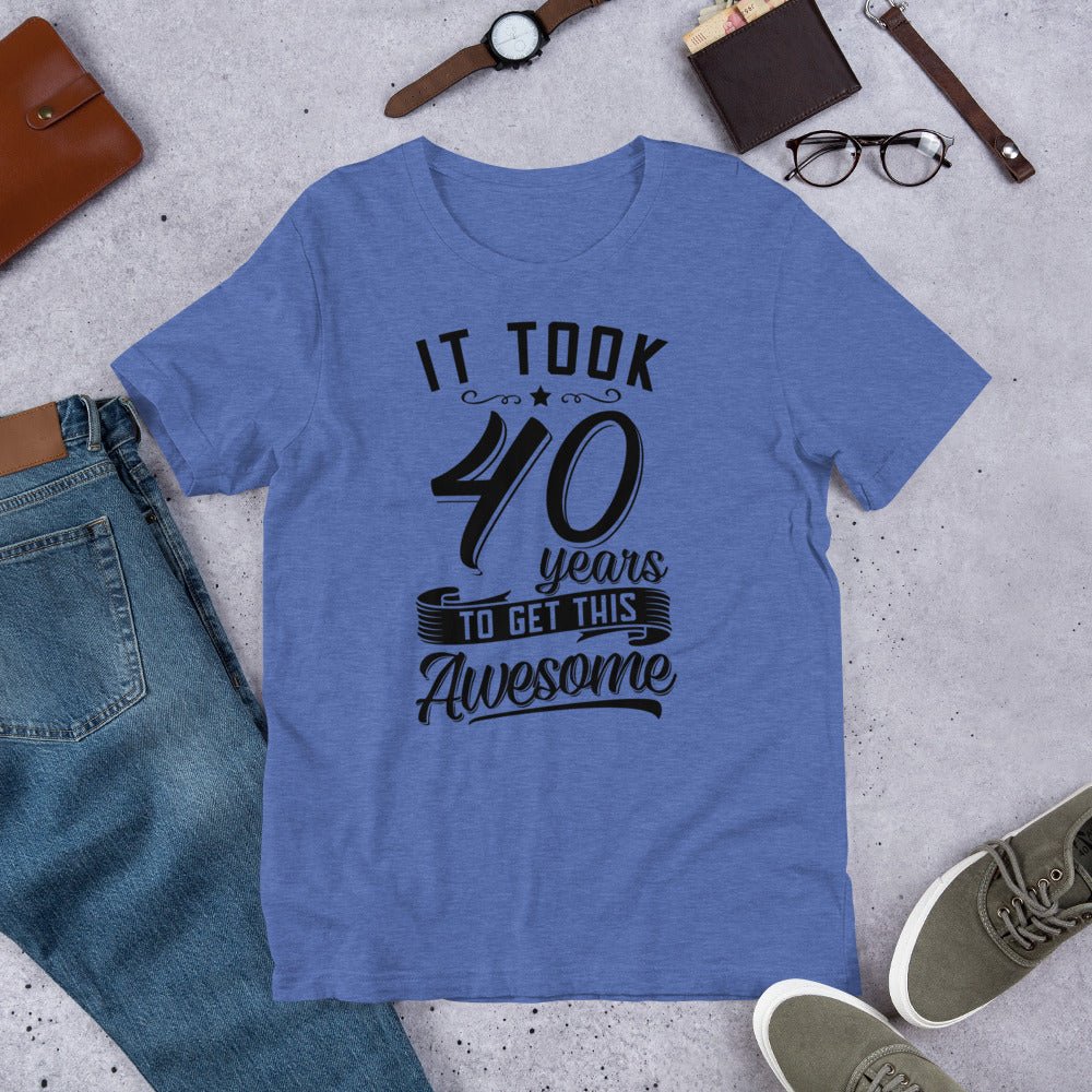 Unique Personalized 40th Birthday Shirt Customized Gifts for Men by Groovy Guy