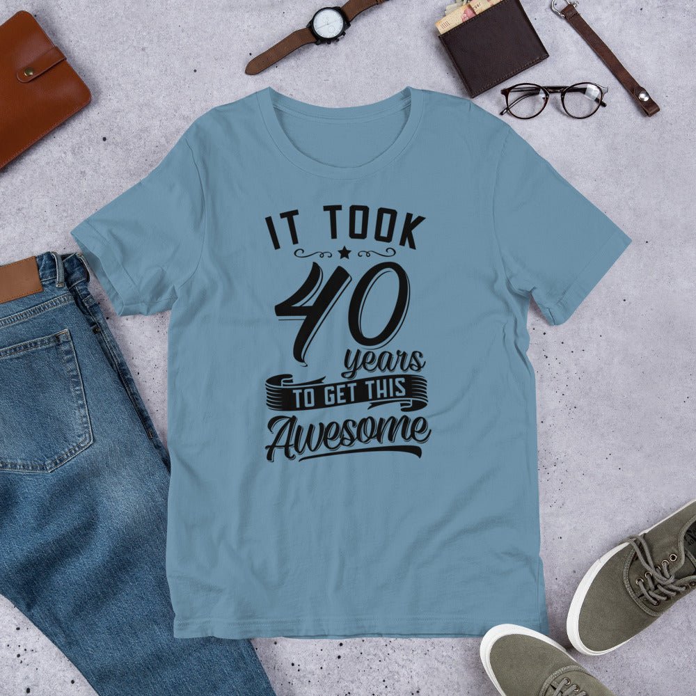 Unique Personalized 40th Birthday Shirt Customized Gifts for Men by Groovy Guy