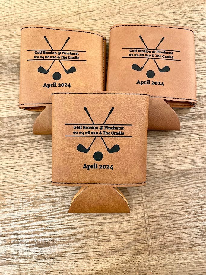 Unique Personalized Golf Weekend Koozie Customized Personalized Koozie Gifts for Men by Groovy Guy