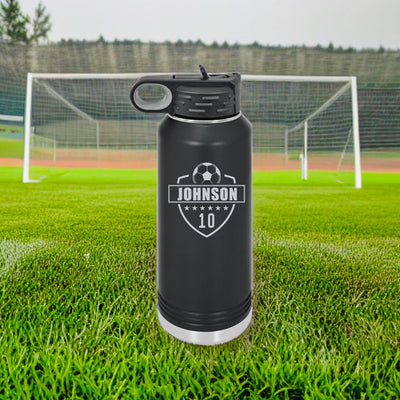 Soccer water bottle