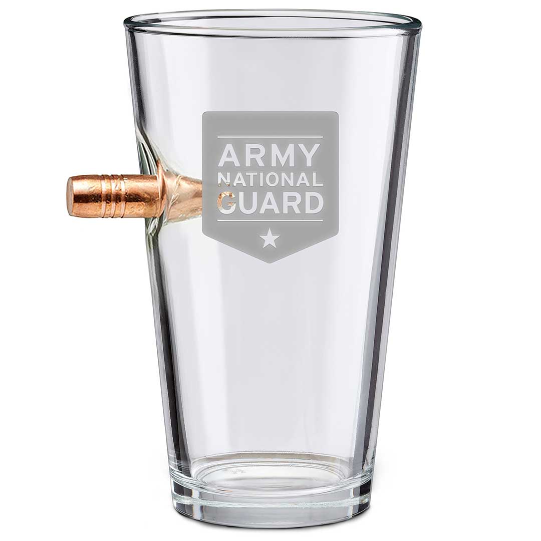 Unique Personalized US Military Bar Glasses Customized Handmade Glass Gifts for Men by Groovy Guy
