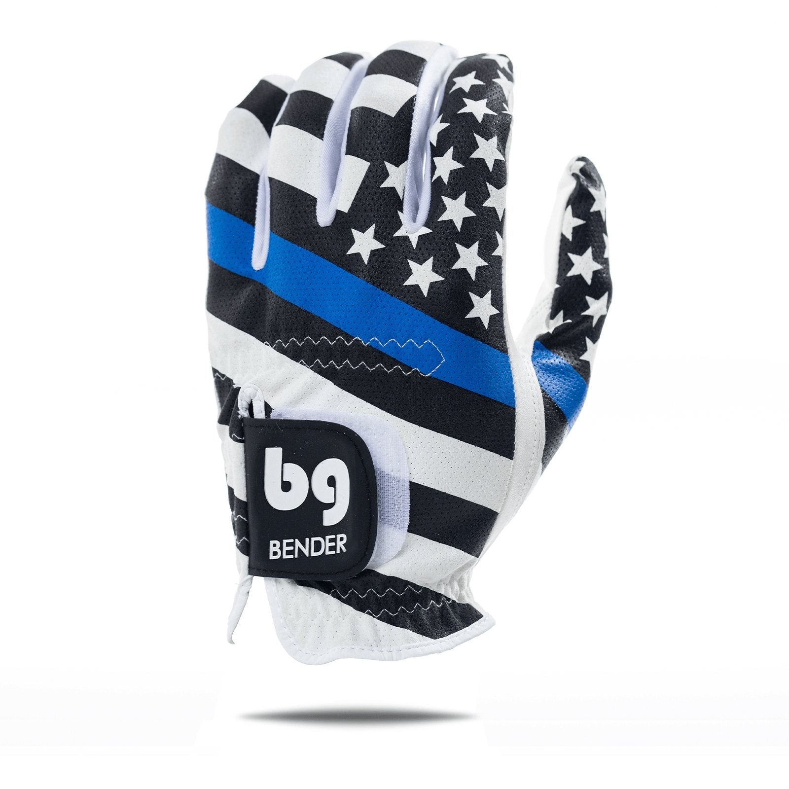 USA Blue Line Mesh Golf Glove