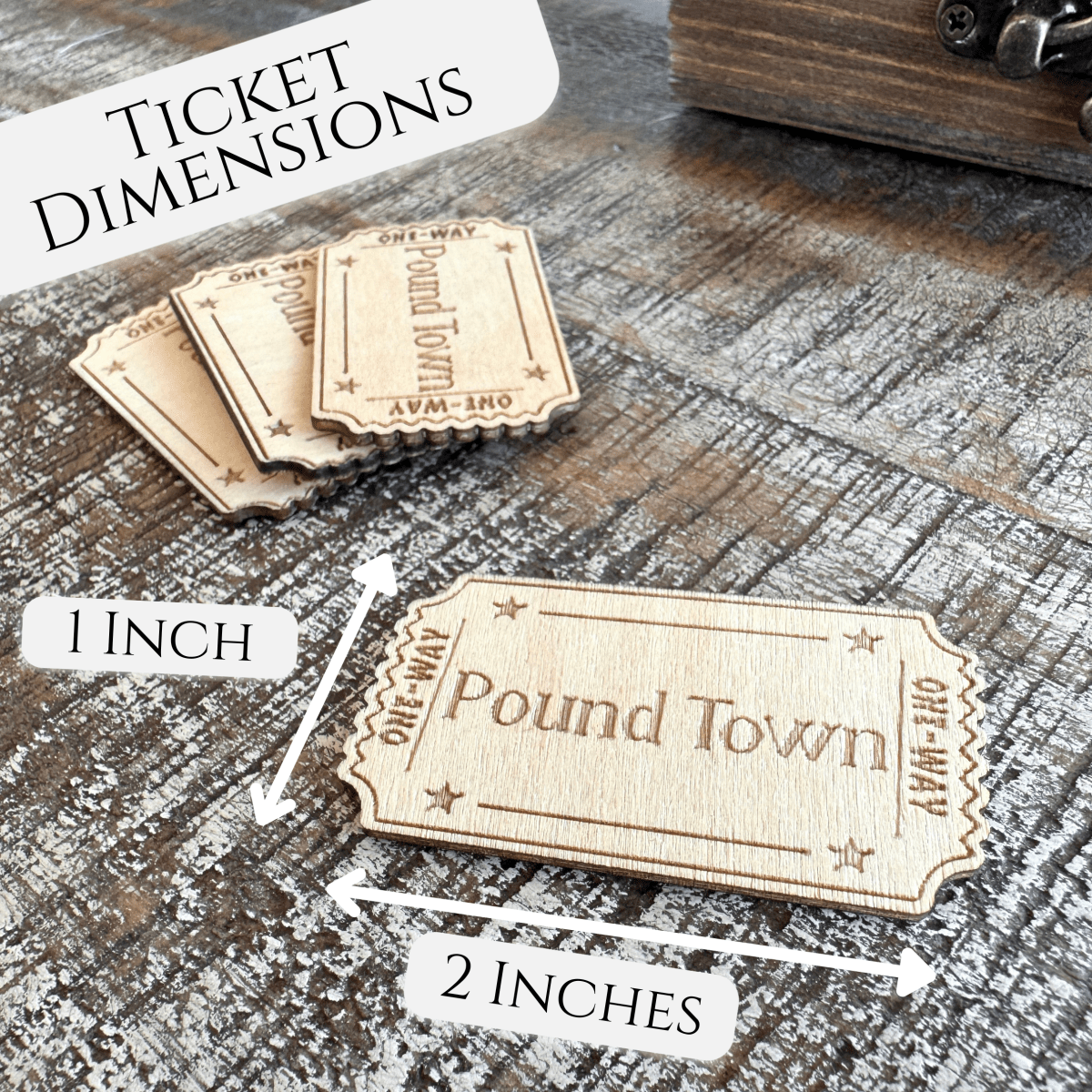 Unique Personalized One - Way Ticket to Pound Town Customized Gift Set Gifts for Men by Groovy Guy
