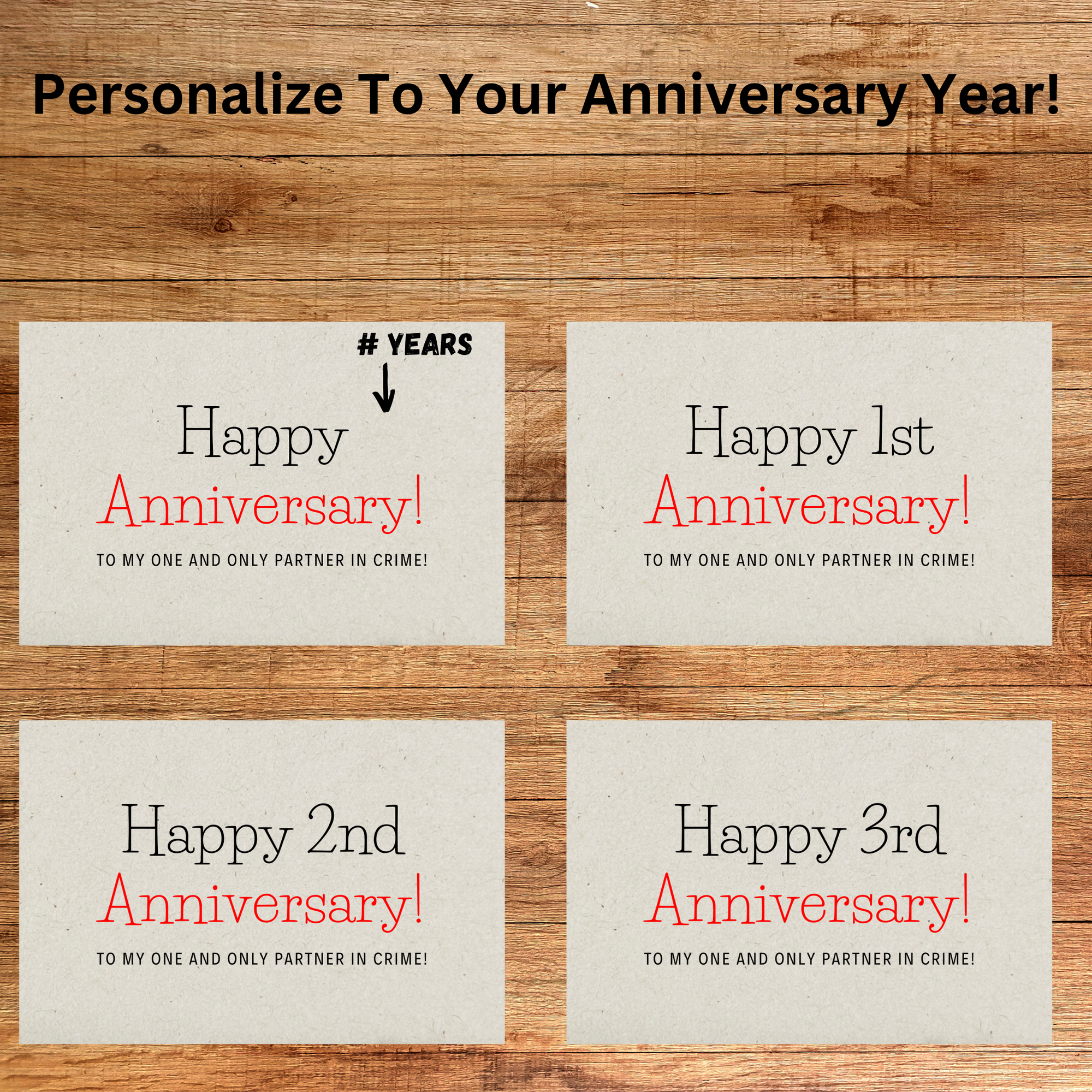 Anniversary Gift Cards