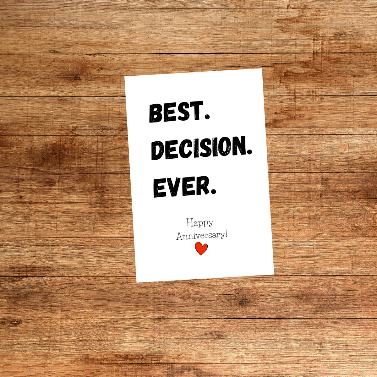 Unique Personalized Fun Anniversary Gift Cards Customized Greeting & Note Cards Gifts for Men by Groovy Guy