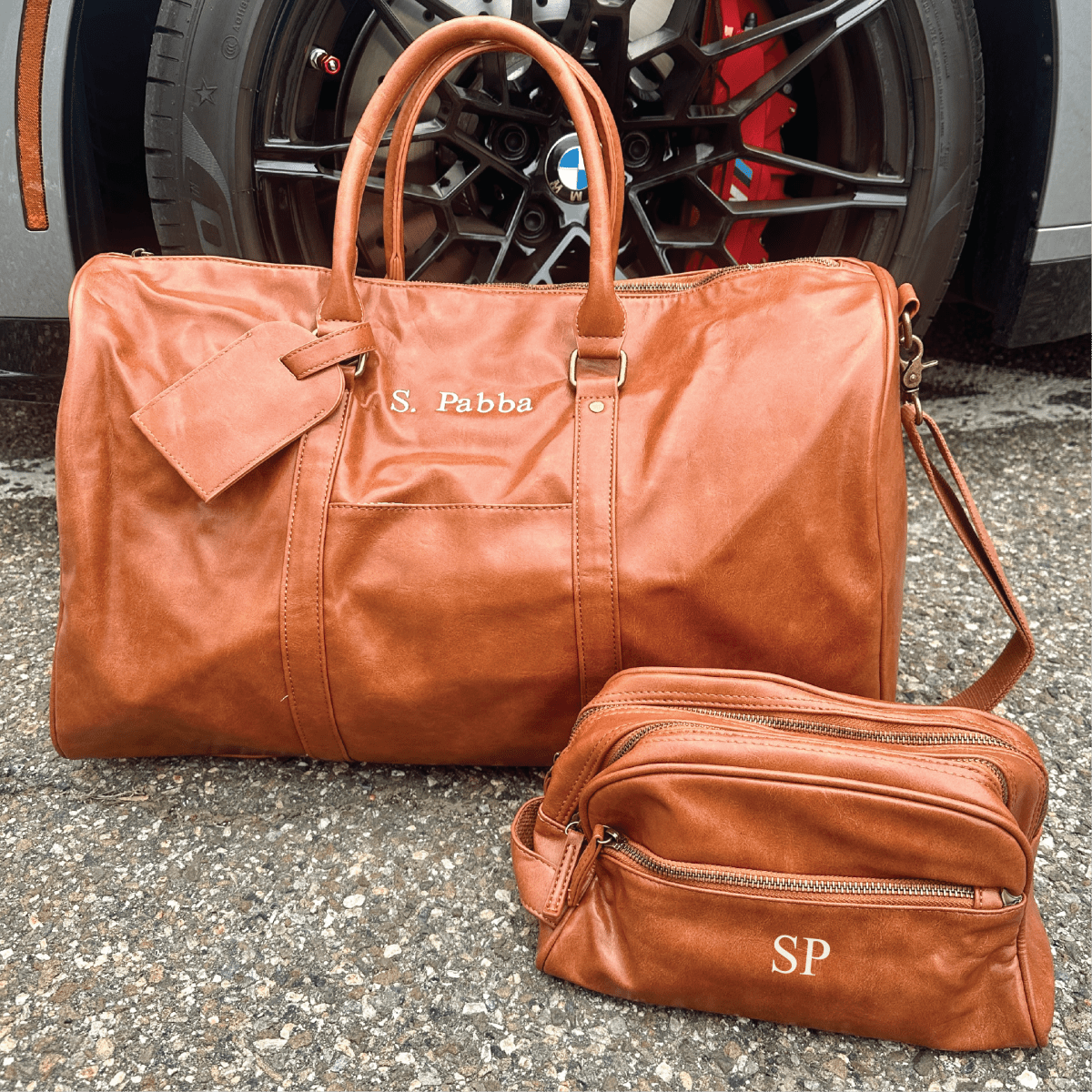 Unique Personalized Journey Essentials Customized Duffel Bags Gifts for Men by Groovy Guy