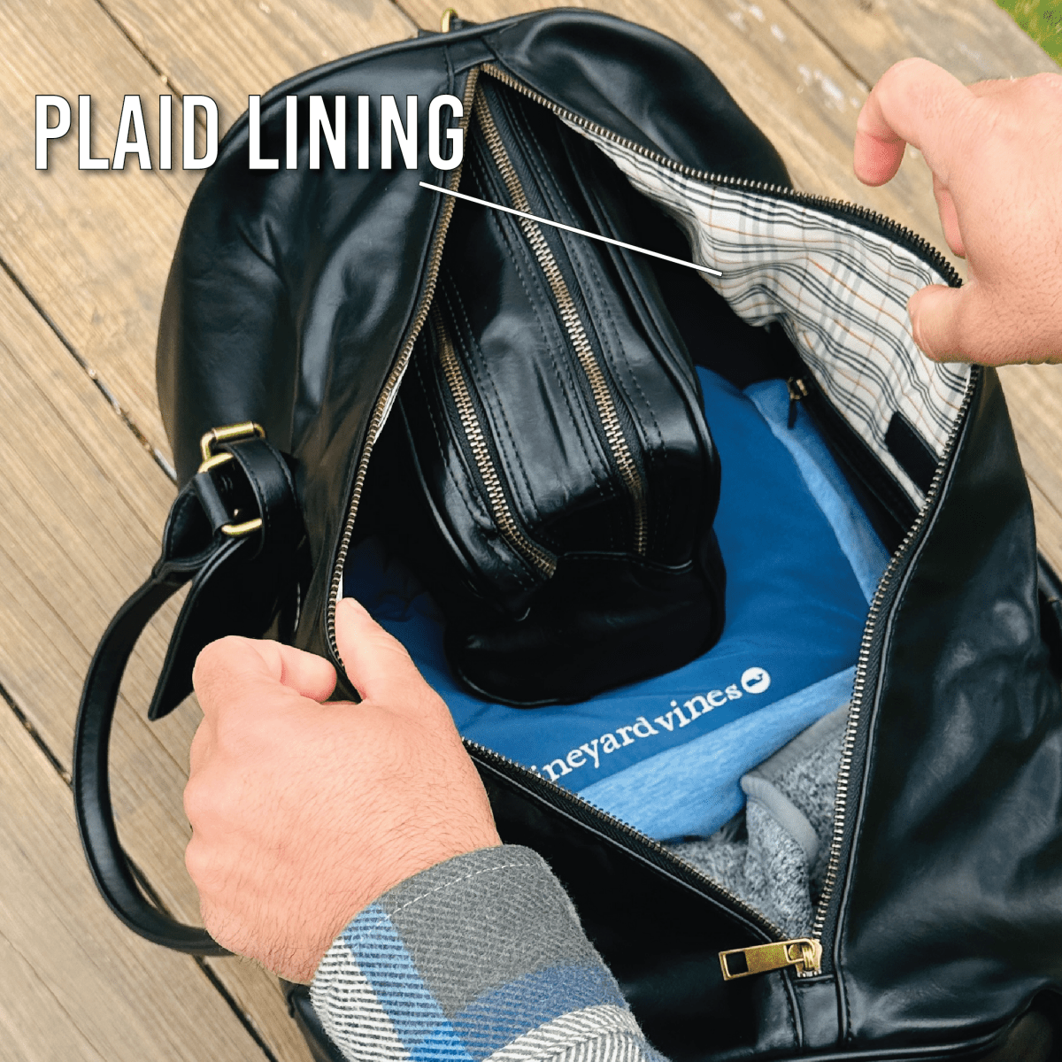 Unique Personalized Journey Essentials Customized Duffel Bags Gifts for Men by Groovy Guy