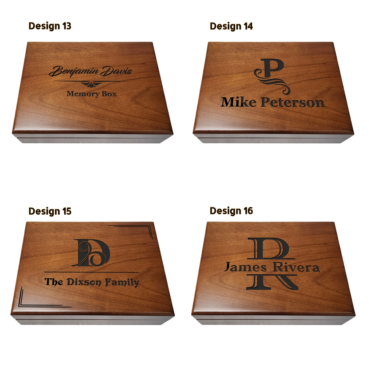 Personalized Walnut Gift Box