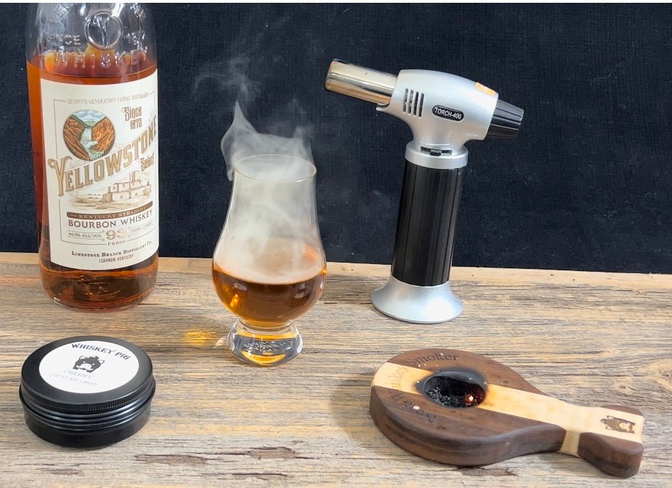 Unique Personalized Whiskey and Cocktail Smoker Kit Customized barware Gifts for Men by Groovy Guy