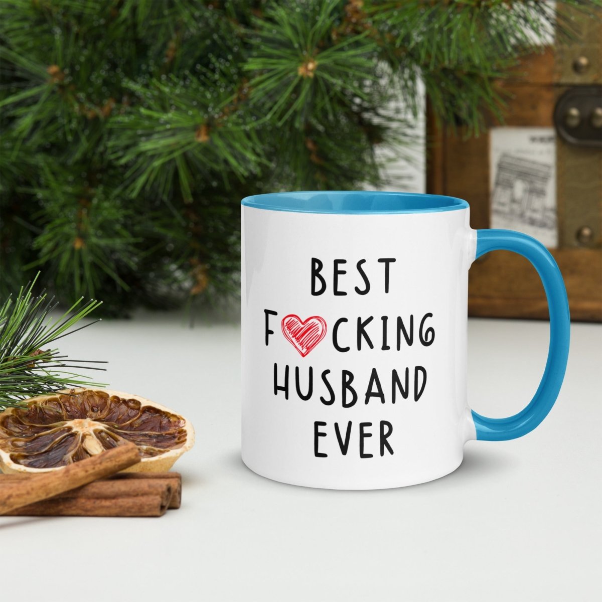 Unique Personalized Best F*ing Husband Ever Coffee Mug Customized Gifts for Men by Groovy Guy
