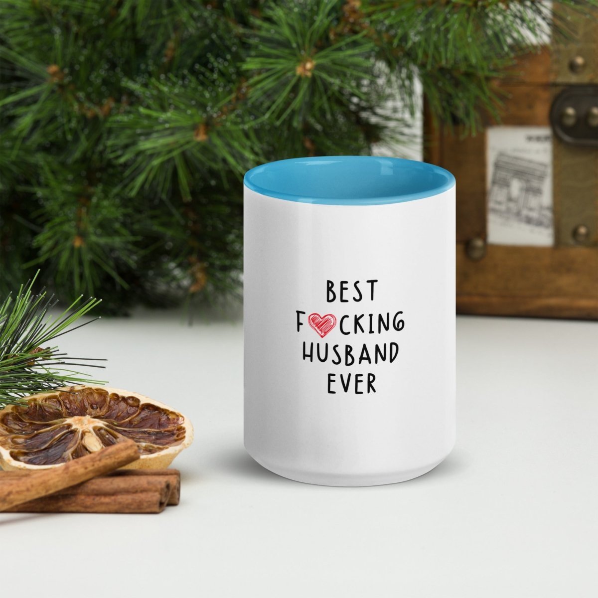 Unique Personalized Best F*ing Husband Ever Coffee Mug Customized Gifts for Men by Groovy Guy