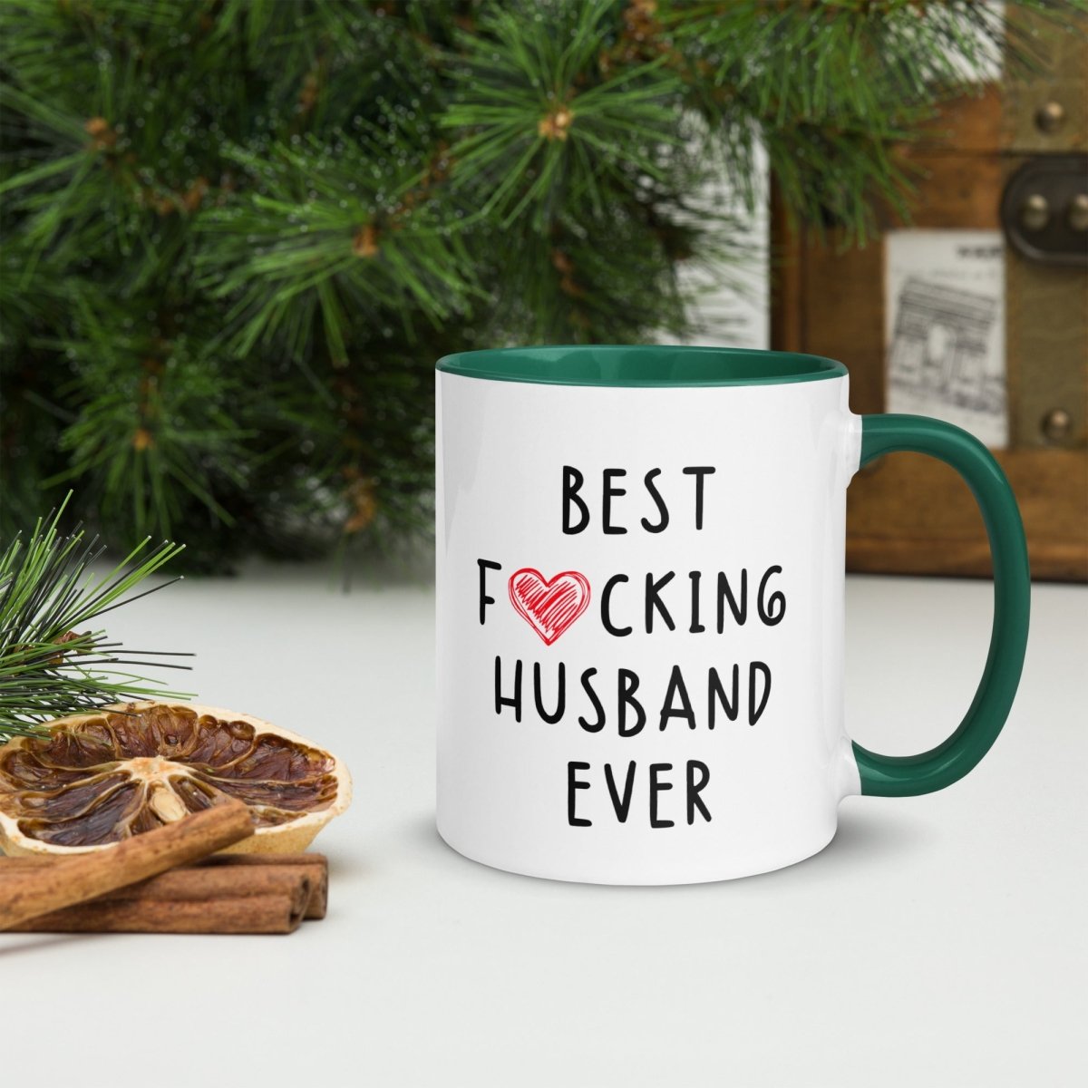 Unique Personalized Best F*ing Husband Ever Coffee Mug Customized Gifts for Men by Groovy Guy