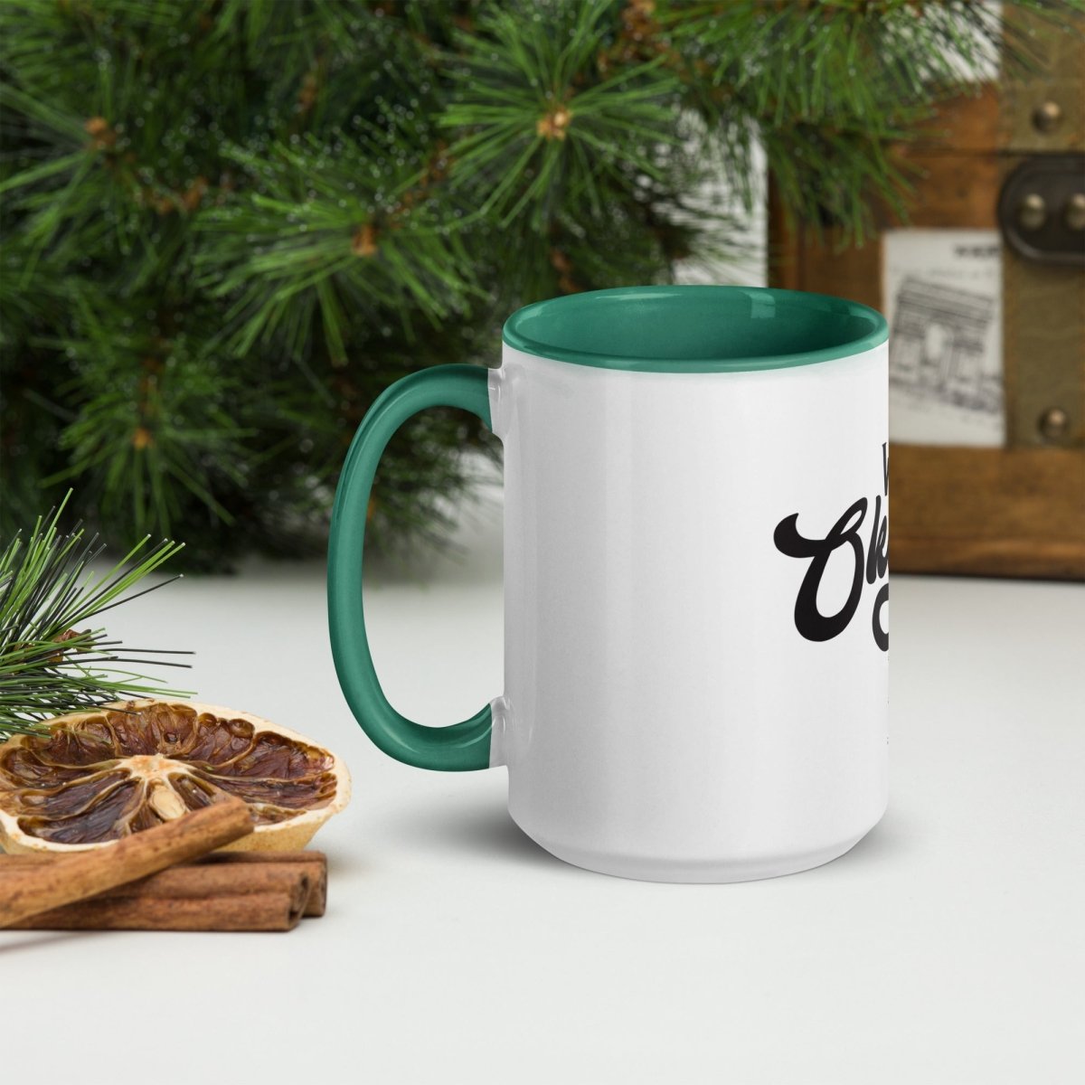 Unique Personalized World's Okayest Dad Coffee Mug Customized Coffee & Tea Cups Gifts for Men by Groovy Guy