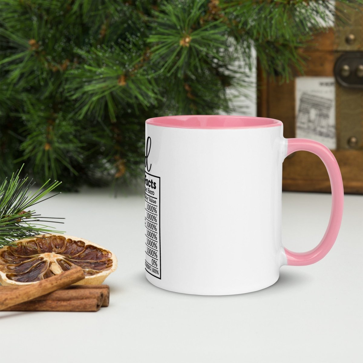 Unique Personalized Dads Nutritional Coffee Mug Customized Coffee & Tea Cups Gifts for Men by Groovy Guy