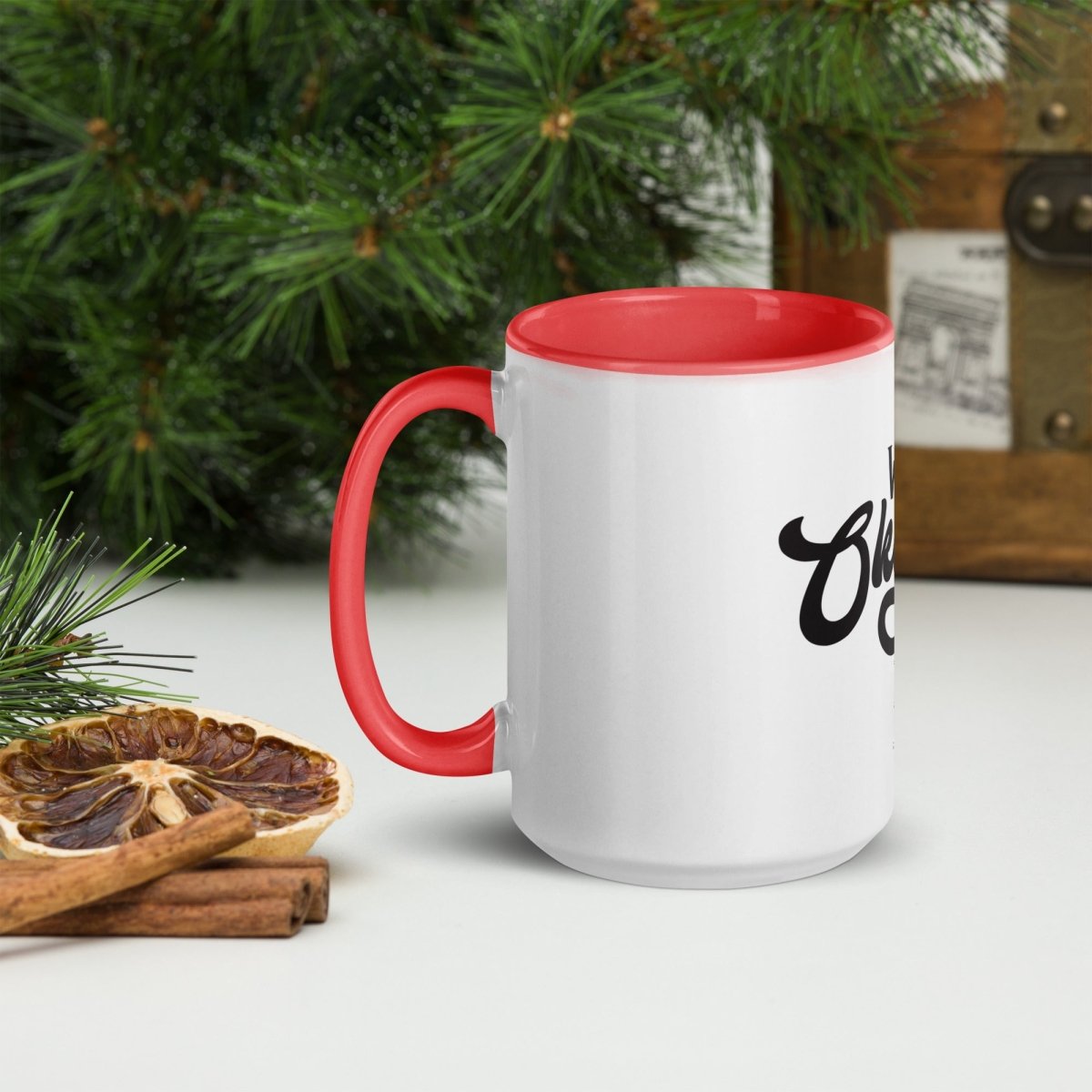 Unique Personalized World's Okayest Dad Coffee Mug Customized Coffee & Tea Cups Gifts for Men by Groovy Guy