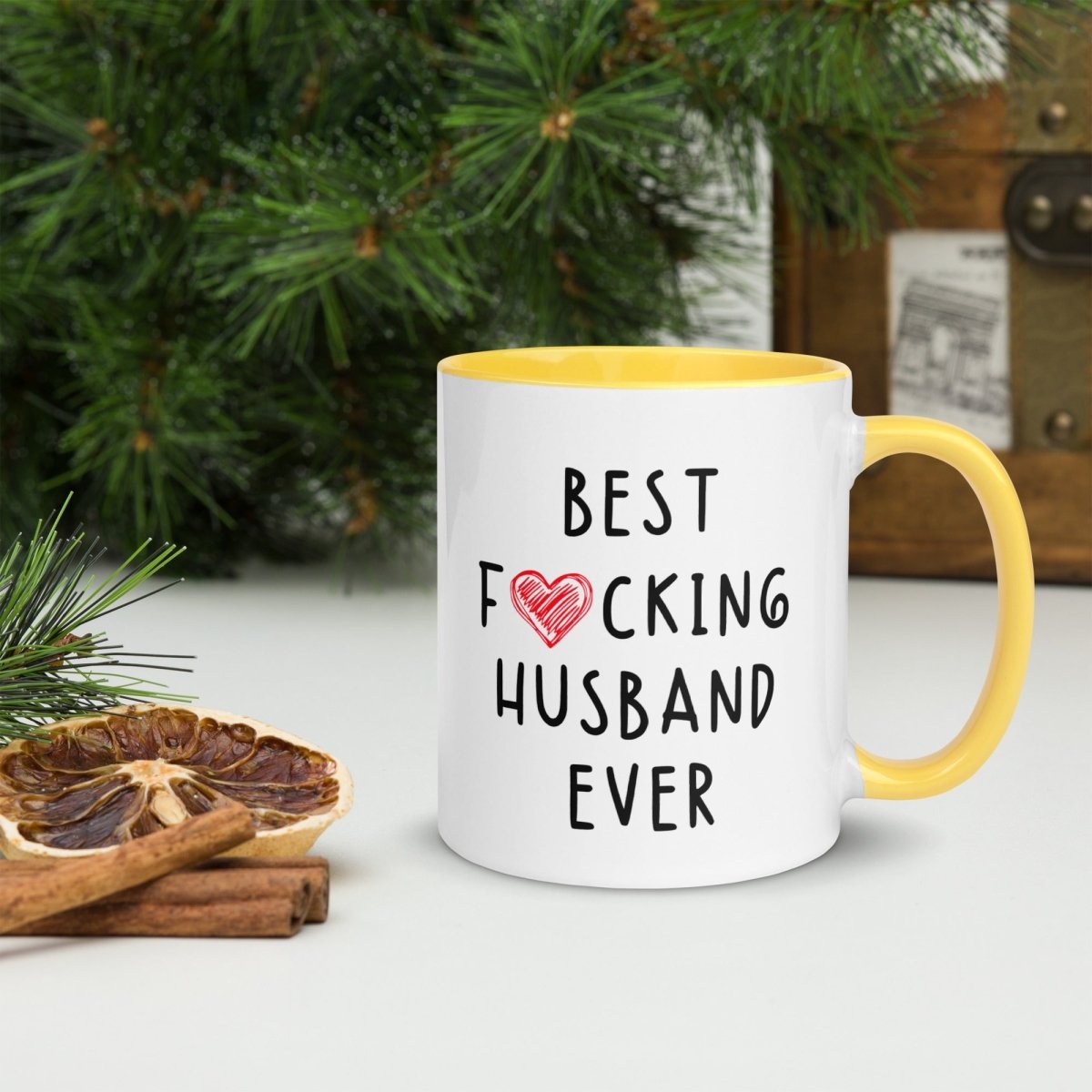 Unique Personalized Best F*ing Husband Ever Coffee Mug Customized Gifts for Men by Groovy Guy