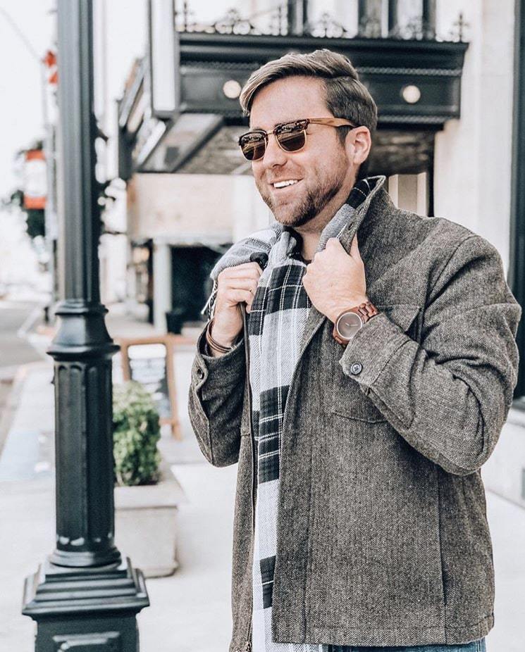 Unique Personalized “Malcolm” | Red Tortoise Club Master Customized Wooden Sunglasses Gifts for Men by Groovy Guy