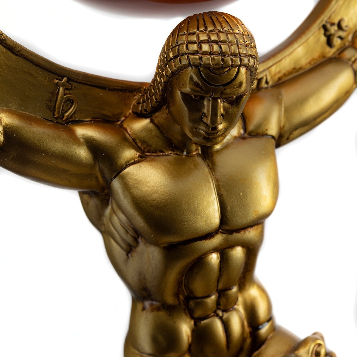 Unique Personalized Atlas Bronze World Whiskey Decanter Globe Customized Decanter Set Gifts for Men by Groovy Guy