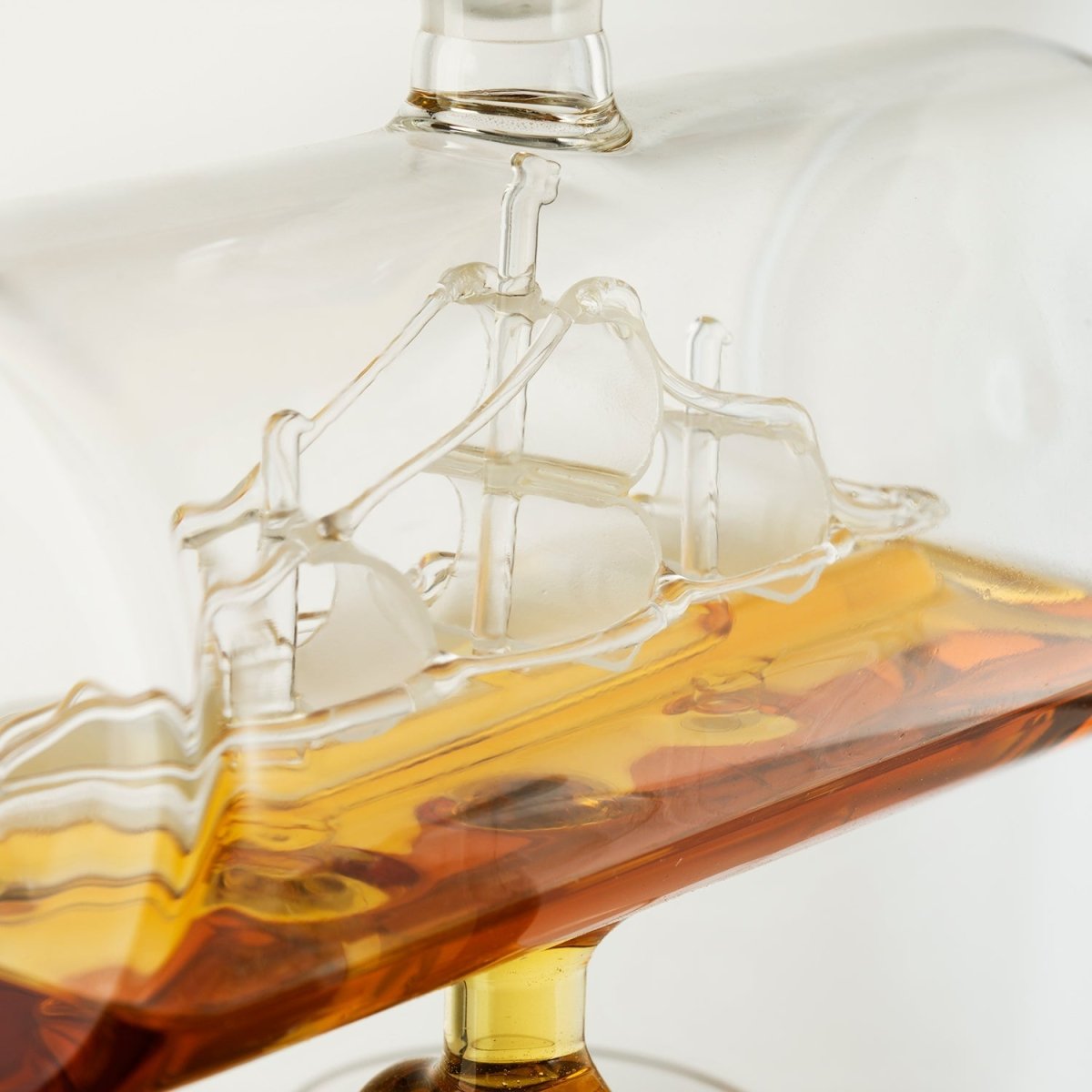 Unique Personalized Antique Ship Decanter Set Customized Decanter Set Gifts for Men by Groovy Guy