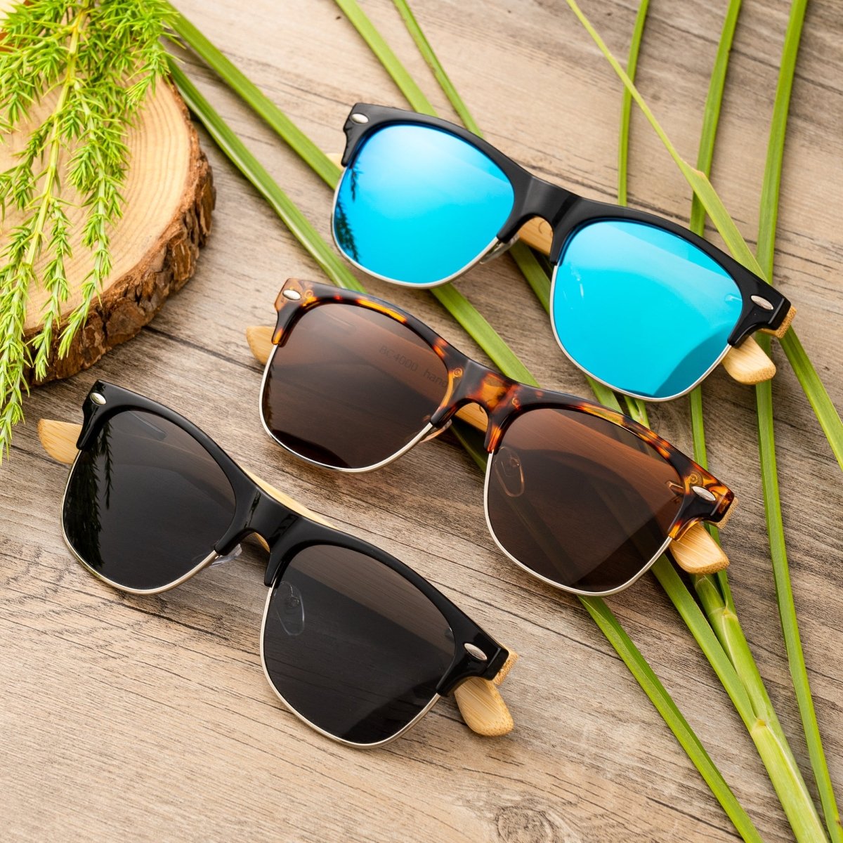 Unique Personalized Wooden Clubmasters Customized Sunglasses Gifts for Men by Groovy Guy