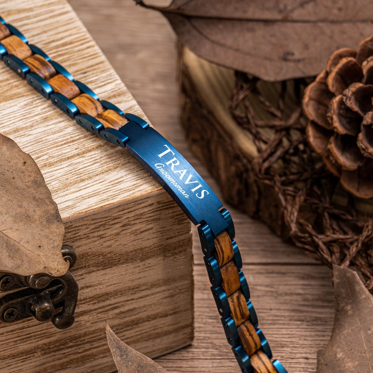 Unique Personalized Custom Mens Bracelet Customized Bracelet Gifts for Men by Groovy Guy